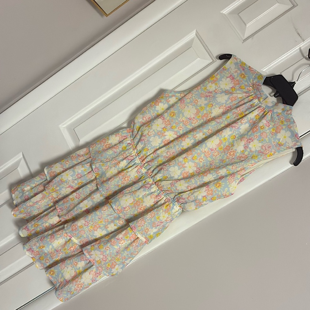 Pink Lily Floral Dress